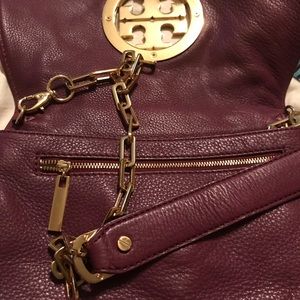 Fabulous  Wine Gold Trim Crossbody!